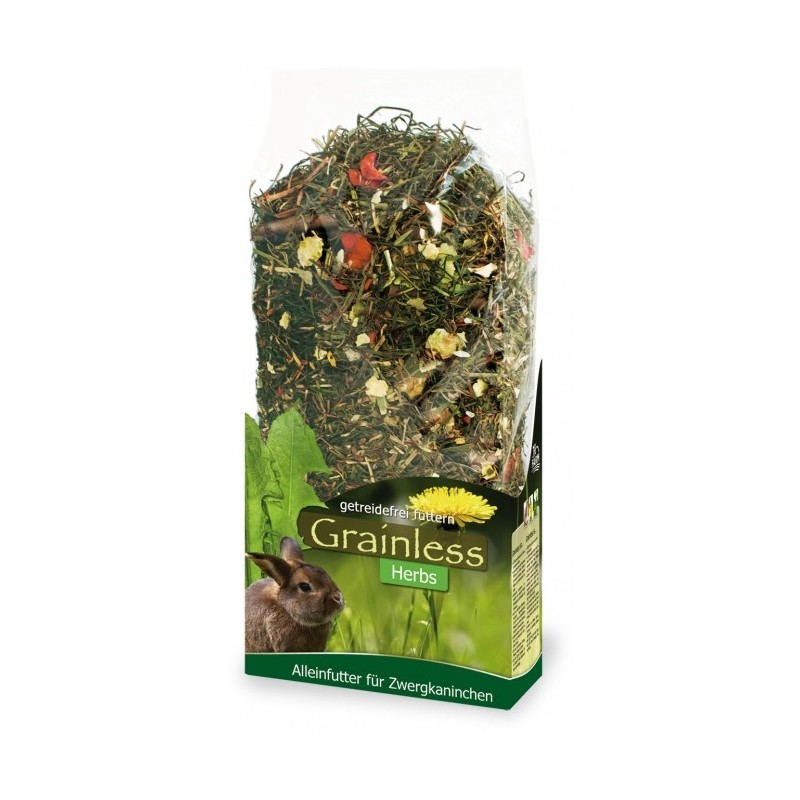 JR Farm Grainless Herbs Zwergkaninchen 950g