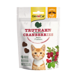 GimCat Crunchy Snacks Truthahn mit Cranberries 50 g