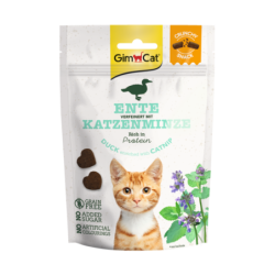 GimCat Crunchy Snacks Ente mit Katzenminze 50 g