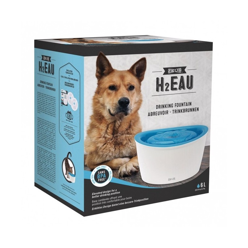ZEUS Trinkbrunnen H2EAU 6L - Hellblau