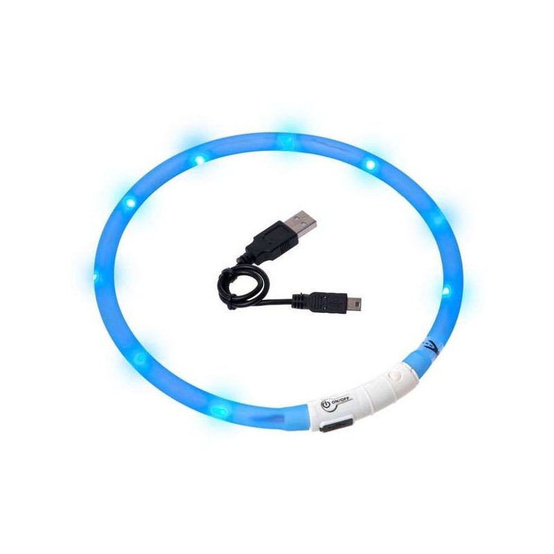 Karlie Visio Light LED-Leuchtschlauch mit USB - Blau