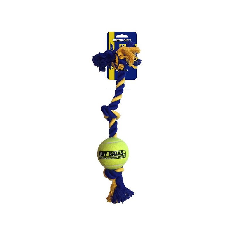 PETSPORT Mini-3-Knotenseil mit Ball