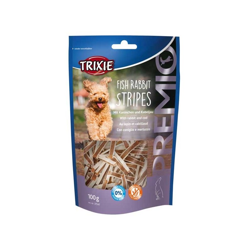 Trixie PREMIO Fish Rabbit Stripes - 100 g