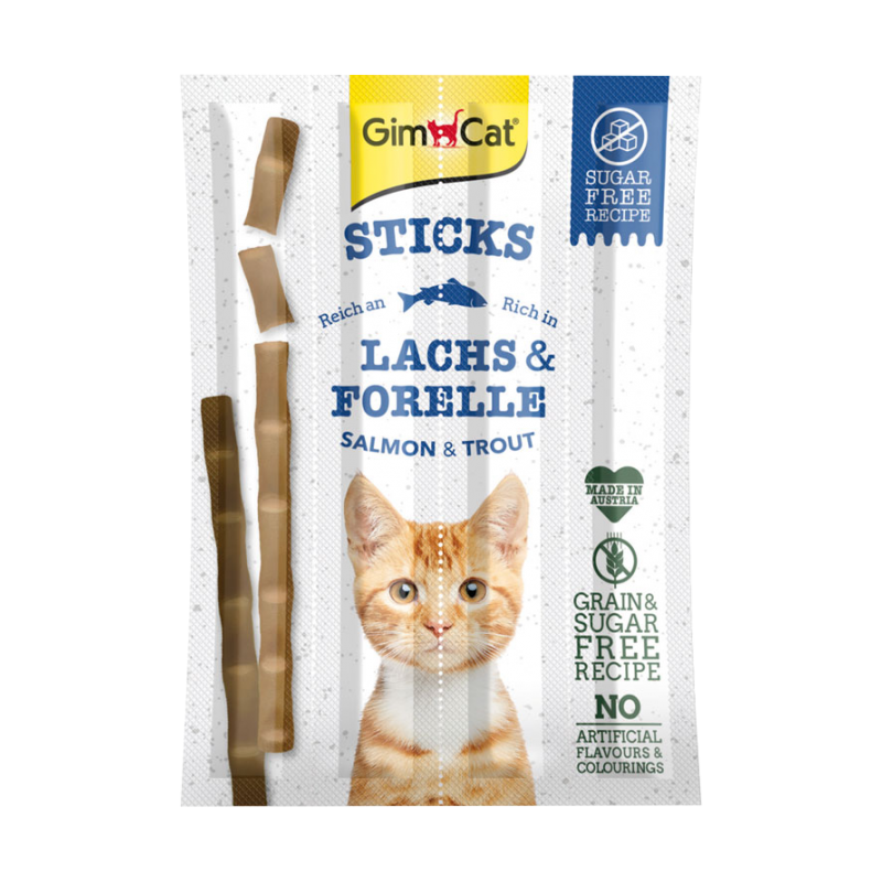 GimCat Sticks Lachs & Forelle - 4 Stück