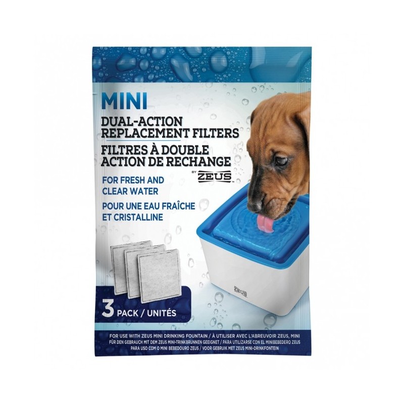 3er-Filterpack für Zeus Mini-Trinkbrunnen