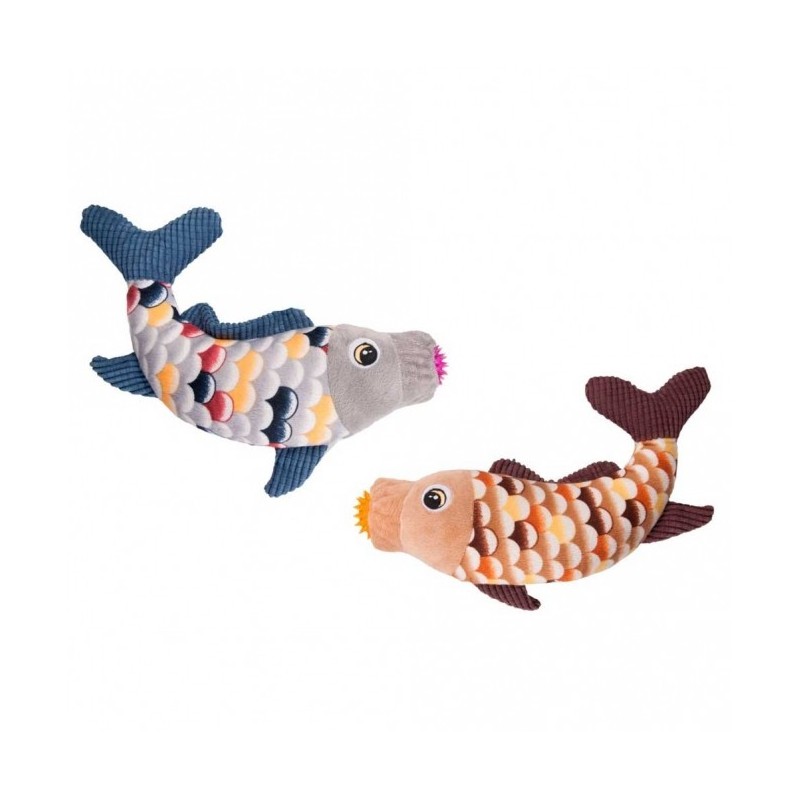 Karlie Plüsch-Fisch mit TPR Ball - 36 cm Karlie Plüsch-Fisch mit TPR Ball - 36 cm