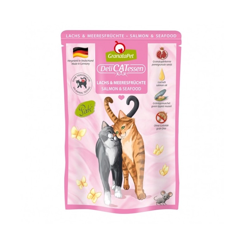 GranataPet Delicatessen Pouch Lachs & Meeresfrüchte 85 g