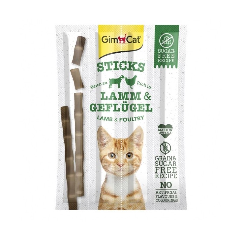 GimCat Sticks Lamm & Geflügel - 4 Stück