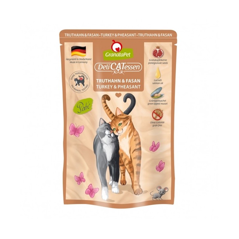 GranataPet Delicatessen Pouch Truthahn & Fasan 85 g