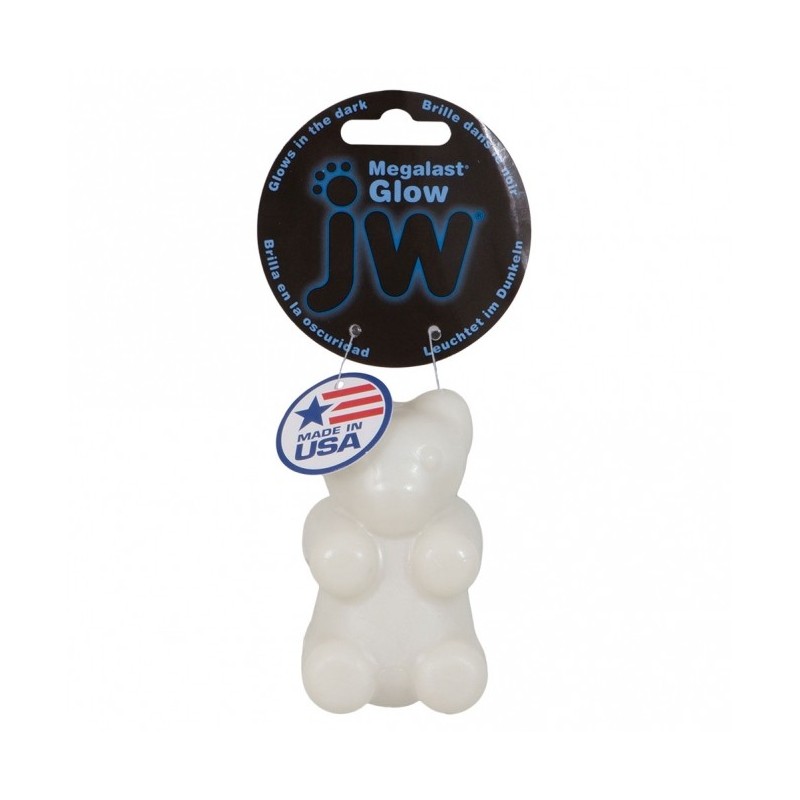 JW Megalast Glow Bear Medium JW Megalast Glow Bear Medium