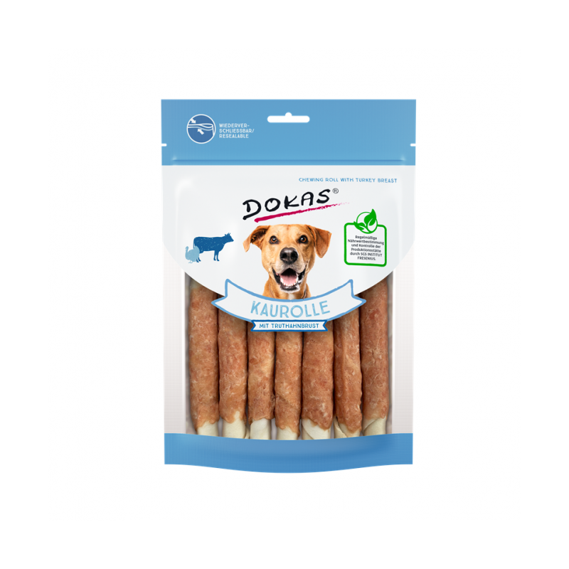 Dokas Snack Kaurolle mit Truthahnbrust 190g