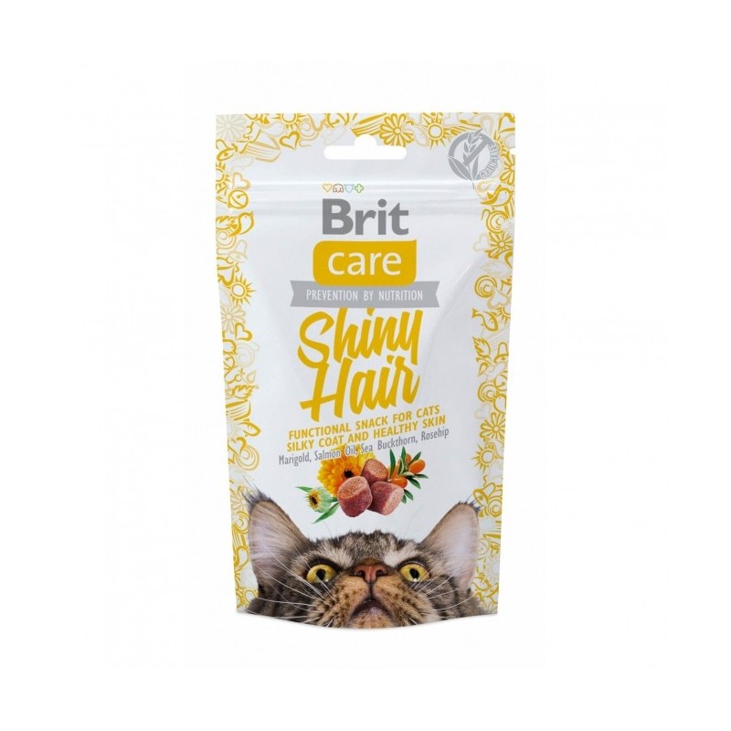 Brit Care Cat Snack Shiny Hair 50g