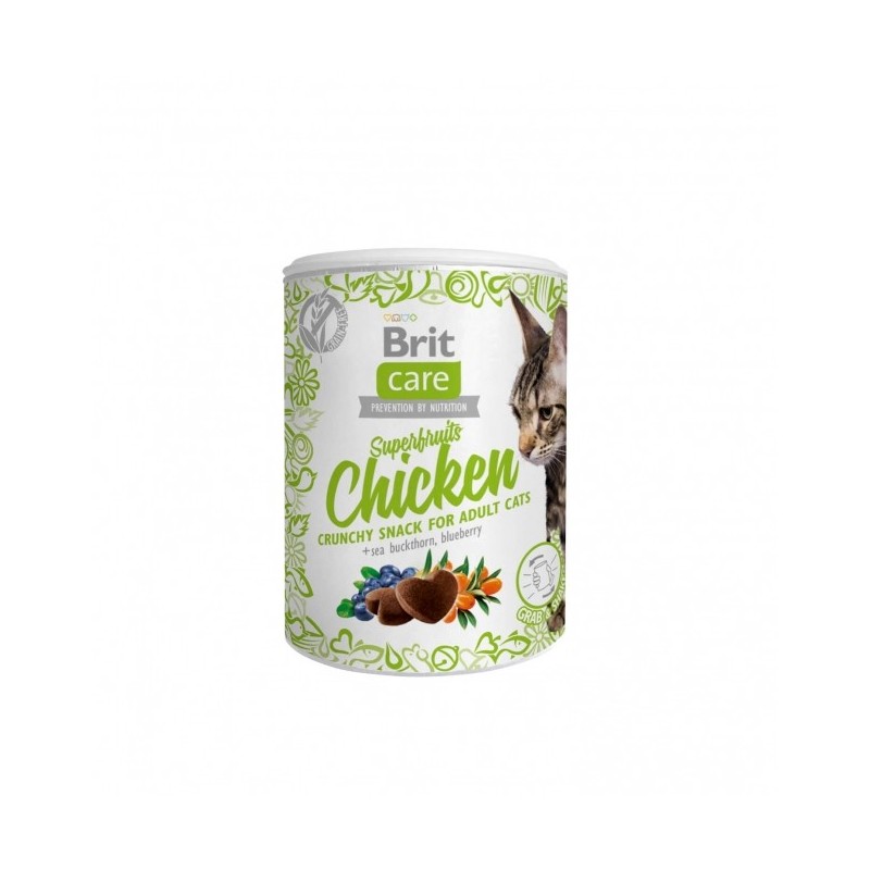 Brit Care Cat Snack Superfruits - Chicken 100g