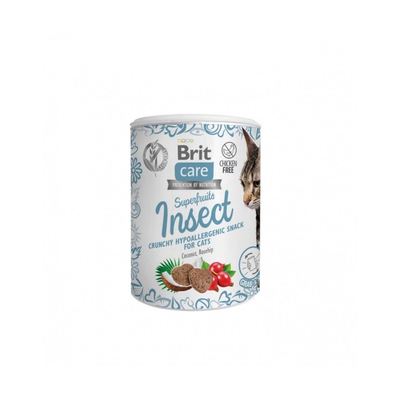 Brit Care Cat Snack Superfruits - Insect 100g