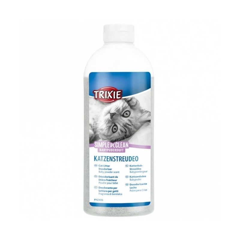 Trixie Simple'n'Clean Katzenstreudeo - Babypuderduft