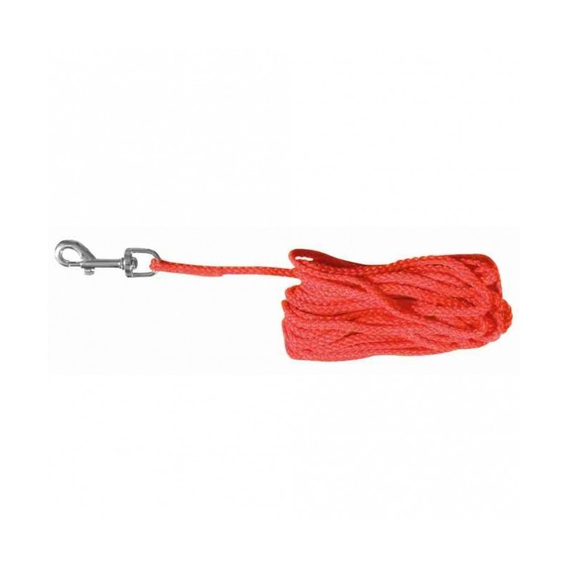 Trixie Schleppleine aus Nylon - rot, 15 m