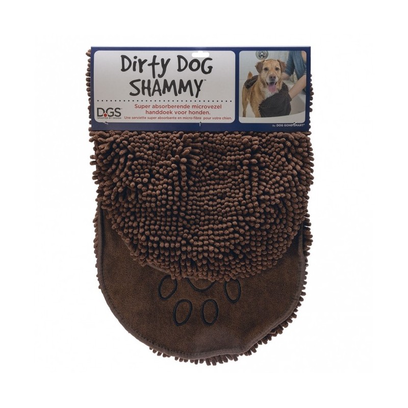 DGS Dirty Dog Shammy Handtuch - Braun