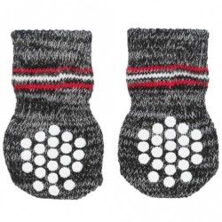 Trixie Hundesocken - Grau - XXS-XS