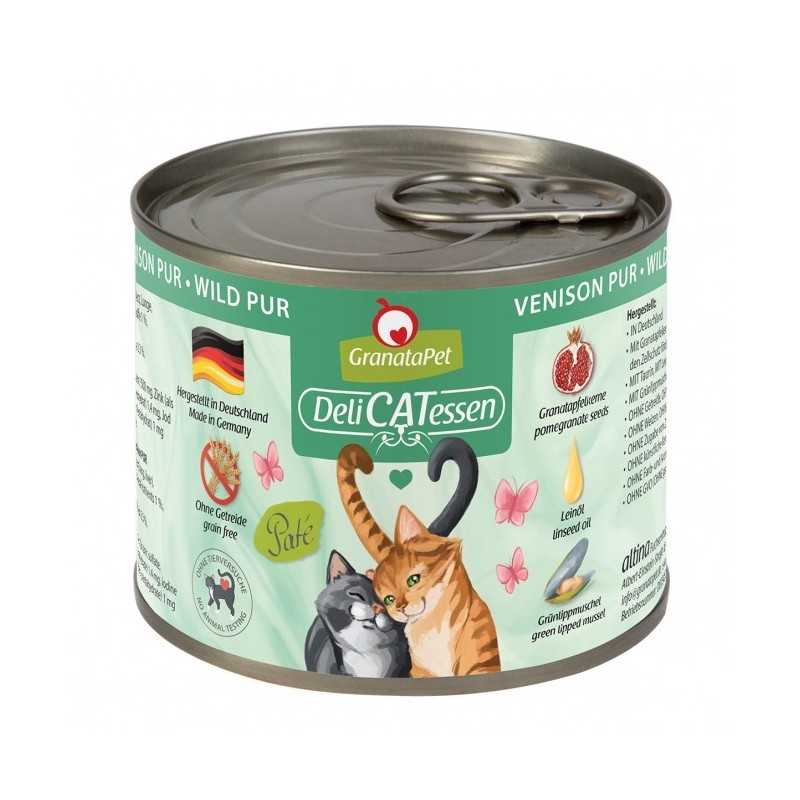 GranataPet Delicatessen Dose Wild PUR - 200 g