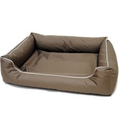 Lebon Hundebett Paula 2 - 100x75cm - Dunkelbeige