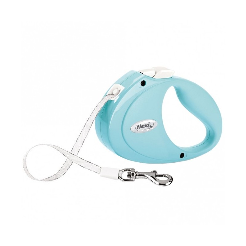 FLEXI Rollleine PUPPY Gurt - 2m, bis 12kg - hellblau