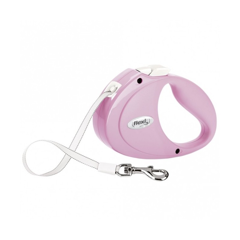 FLEXI Rollleine PUPPY Gurt - 2m, bis 12kg - rosa