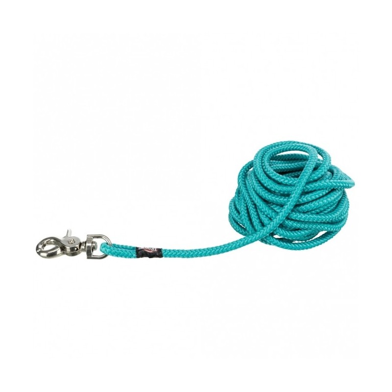 Trixie Schleppleine, rund aus Segeltau mit Trigger Snap Hook - ozean - 5 m