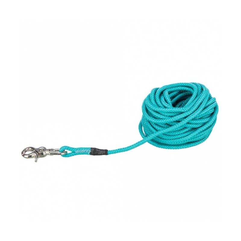 Trixie Schleppleine, rund aus Segeltau mit Trigger Snap Hook - ozean - 15 m