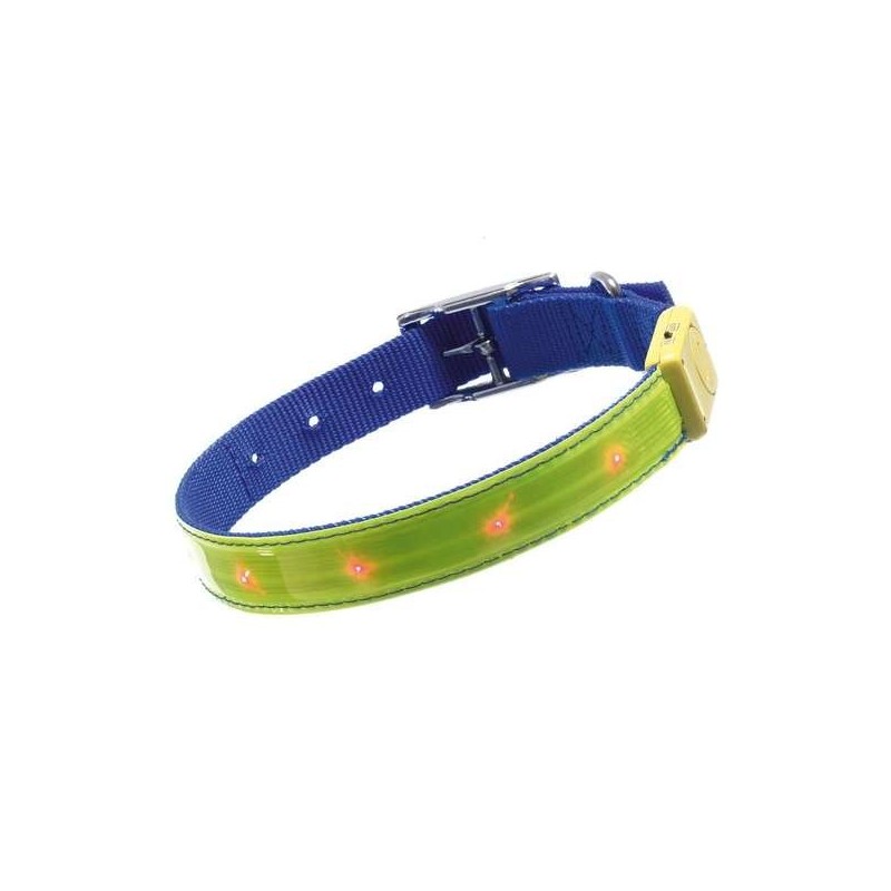 Karlie Safety Light - blinkendes Sicherheitshalsband - L