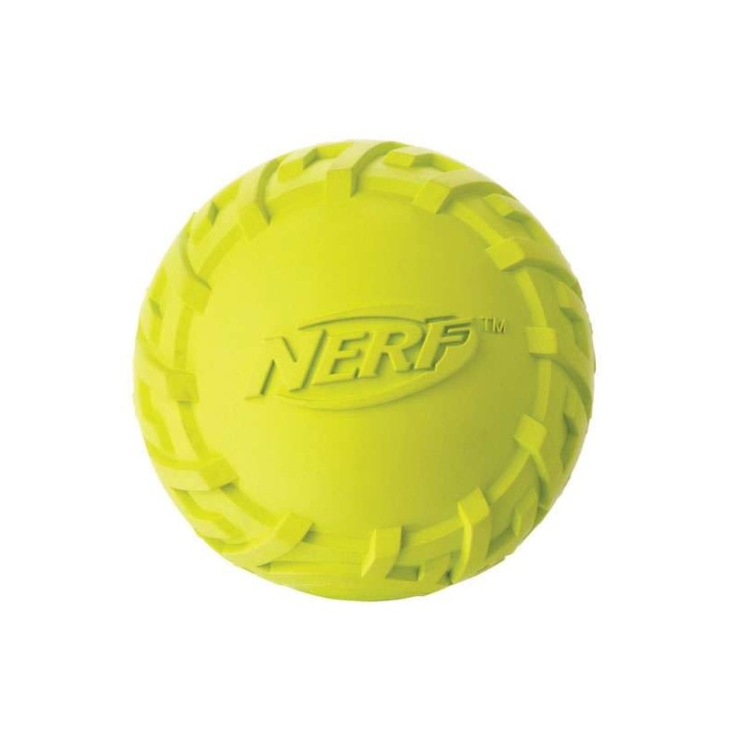 NERF DOG Trax Tire Squeak Ball - Medium NERF DOG Trax Tire Squeak Ball - Medium