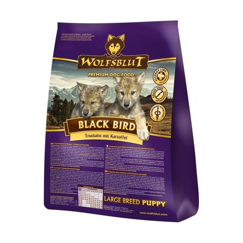 Wolfsblut Black Bird Puppy Large - 12,5 kg