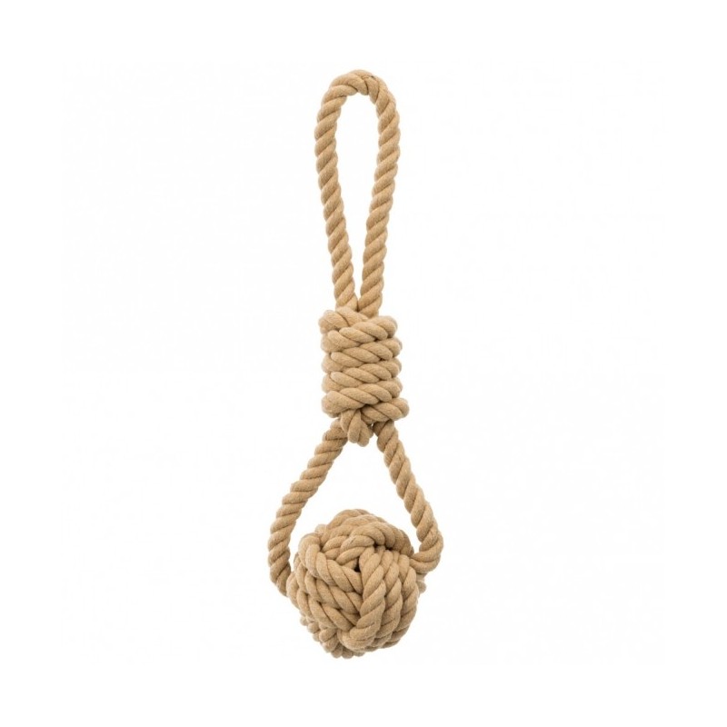 Trixie BE NORDIC Spieltau mit eingeflochtenem Ball - ø 7/20 cm