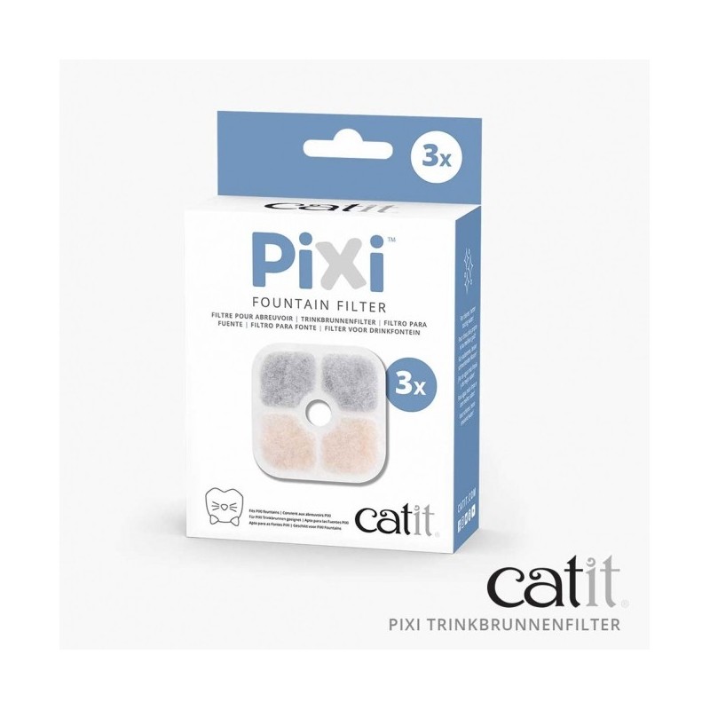 Catit PIXI Trinkbrunnenfilter - 3er Pack