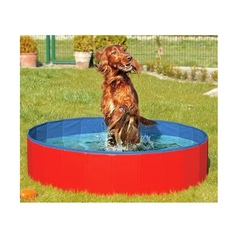 Karlie DOGGY POOL der Swimmingpool für Hunde - Rot-Blau - 160 cm