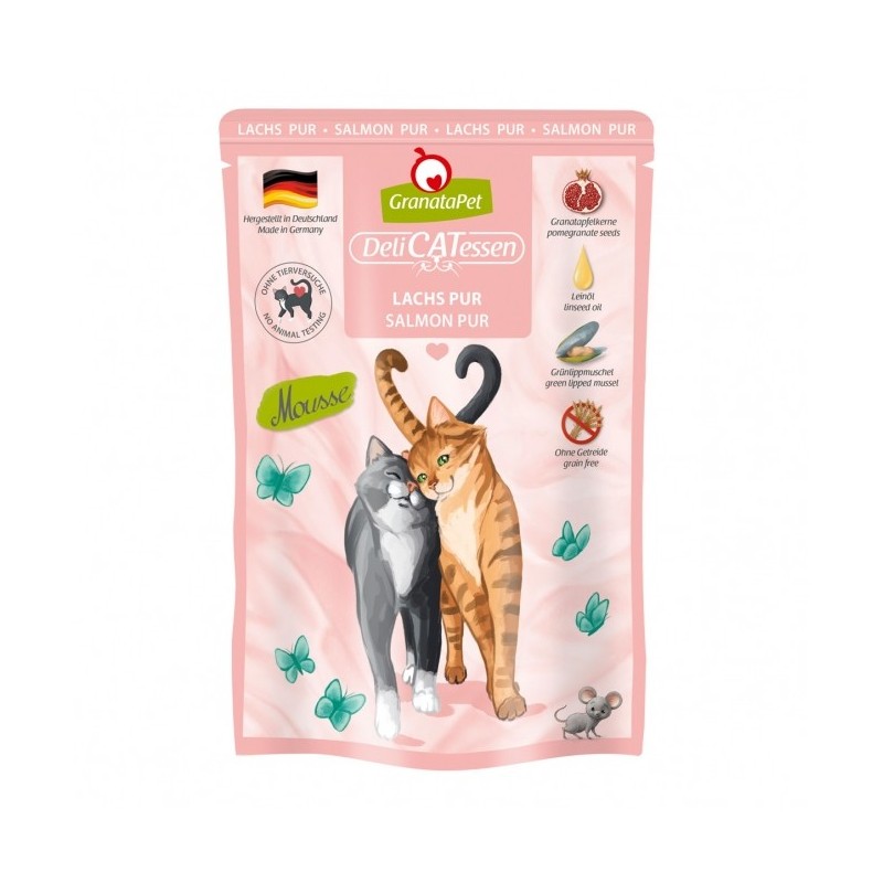 GranataPet Delicatessen Pouch Lachs PUR 85 g