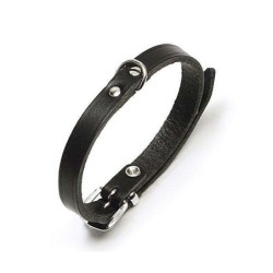 Karlie RONDO Halsband genietet - Schwarz - 10 mm, 27 cm