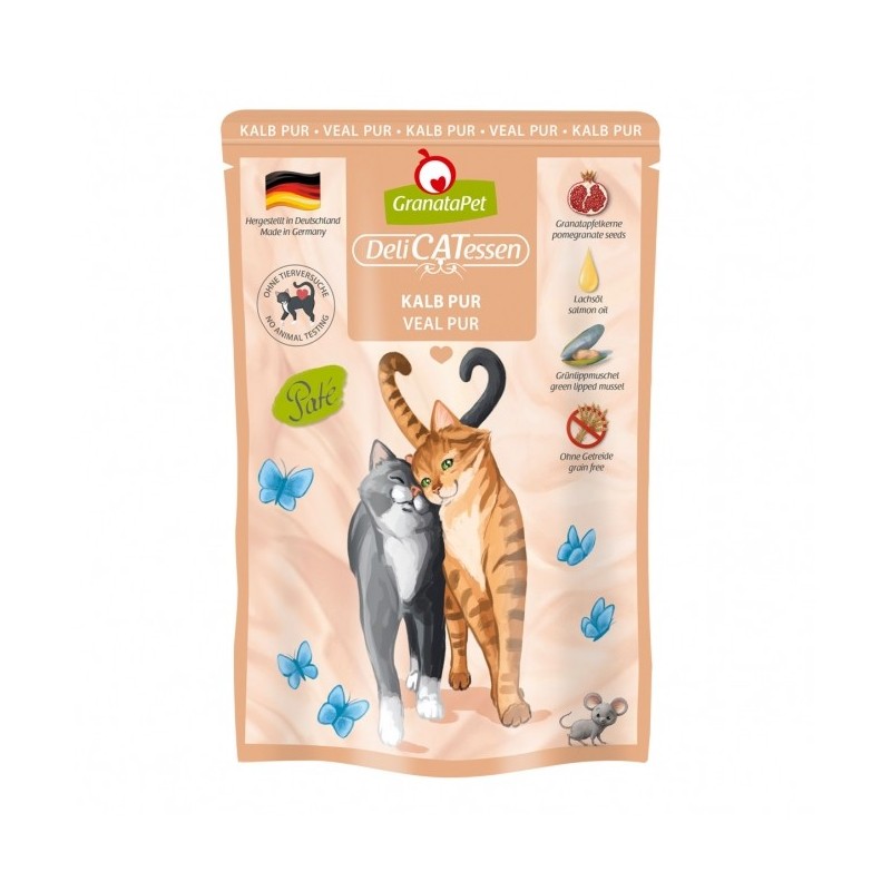 GranataPet Delicatessen Pouch Kalb PUR 85 g