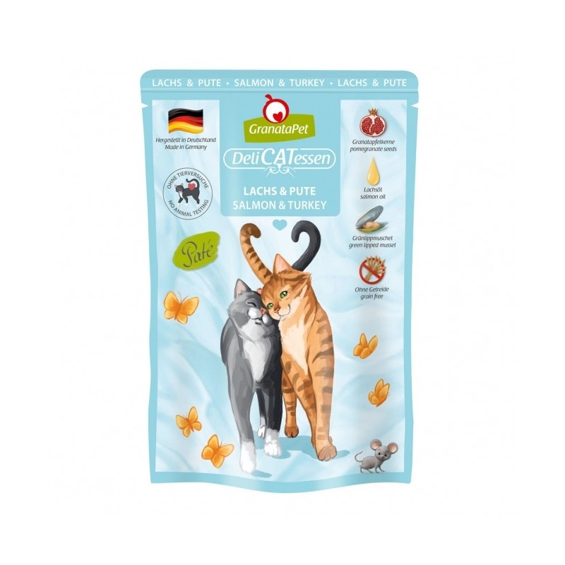 GranataPet Delicatessen Pouch Lachs & Pute 85 g