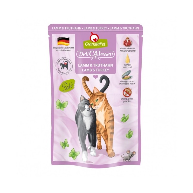 GranataPet Delicatessen Pouch Lamm & Truthahn 85 g