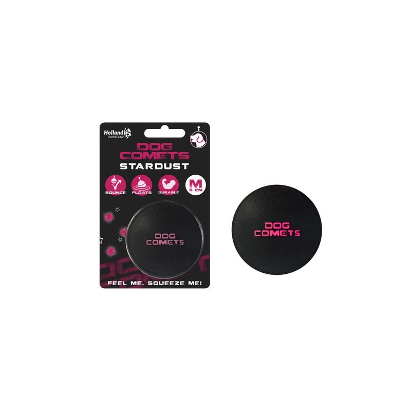 Dog Comets Ball Stardust - Schwarz/Rosa Dog Comets Ball Stardust - Schwarz/Rosa