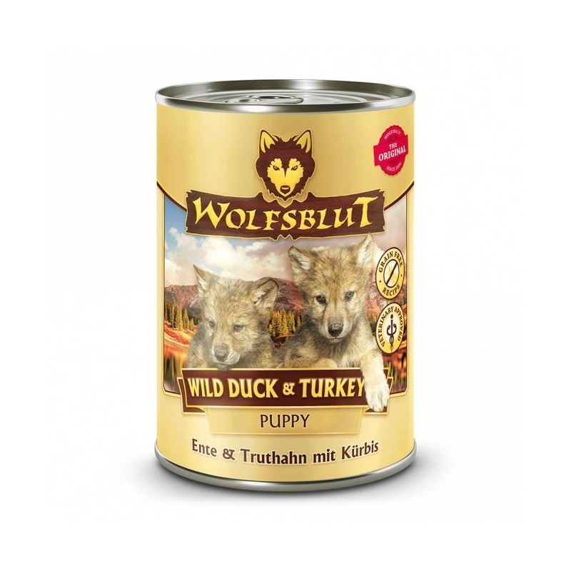 Wolfsblut Dose Wild Duck & Turkey Puppy 395g