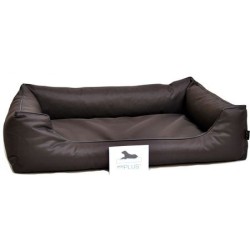 Lebon Hundebett Paula PLUS - Dunkelbraun - 80 x 60 cm