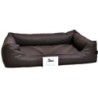 Lebon Hundebett Paula PLUS - Dunkelbraun - 80 x 60 cm