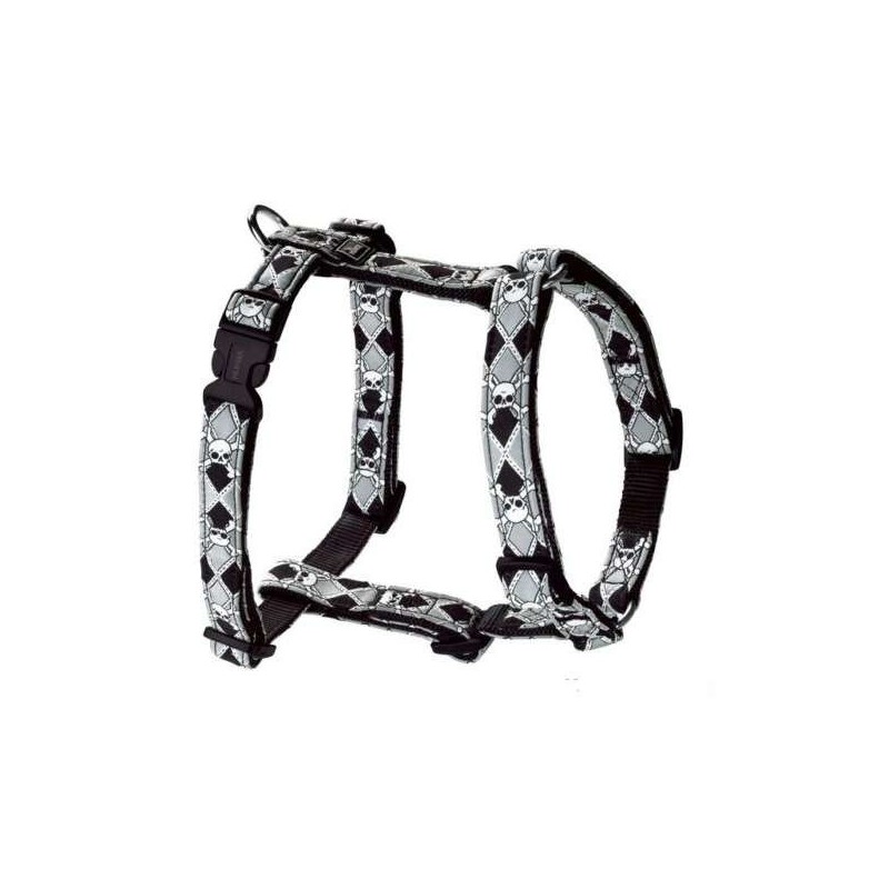 Hunter Geschirr Krazy Scull Vario Rapid - XS - Hals: 25 - 40 cm  Bauch: 30 - 40 cm  Breite: 1,0 cm