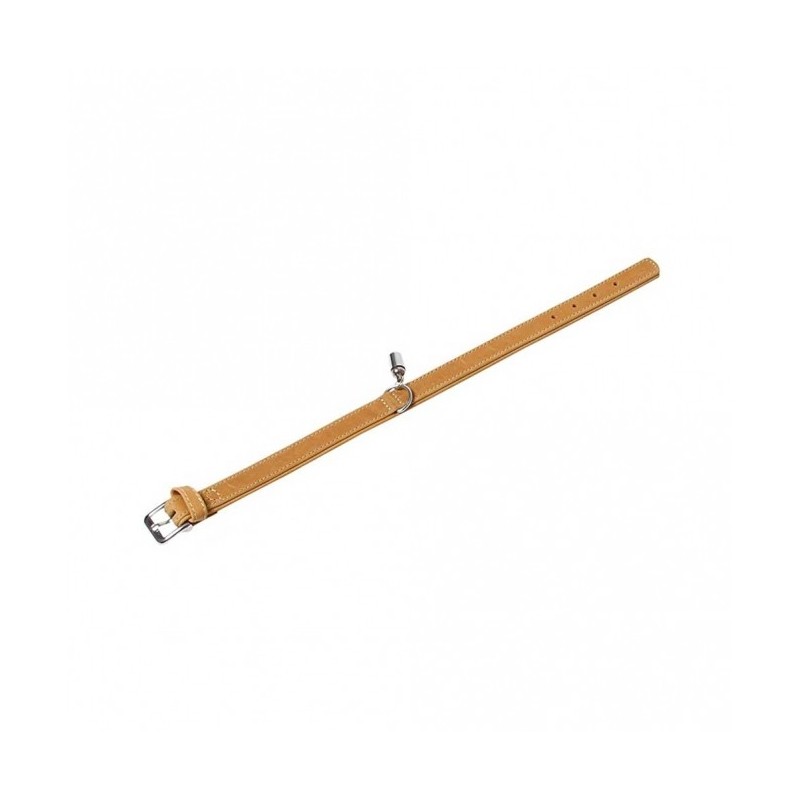 Karlie Halsband Buffalo aus Kalbsleder - Hellbraun - 65 cm/40 mm Karlie Halsband Buffalo aus Kalbsleder - Hellbraun - 65 cm/40 mm