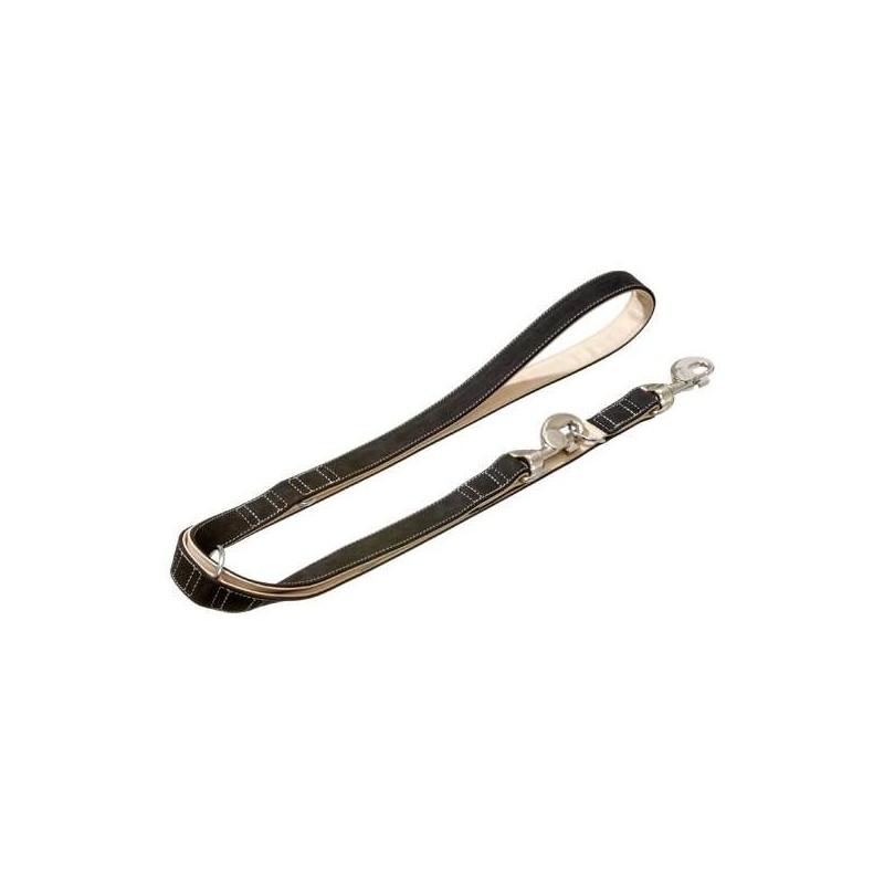 Karlie Buffalo Ultra Führleine - Schwarz/Hellbeige - 15 mm / 200 cm