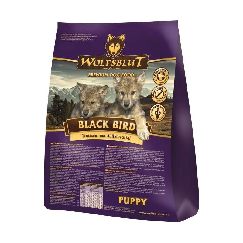 Wolfsblut Black Bird Puppy - 12,5 kg