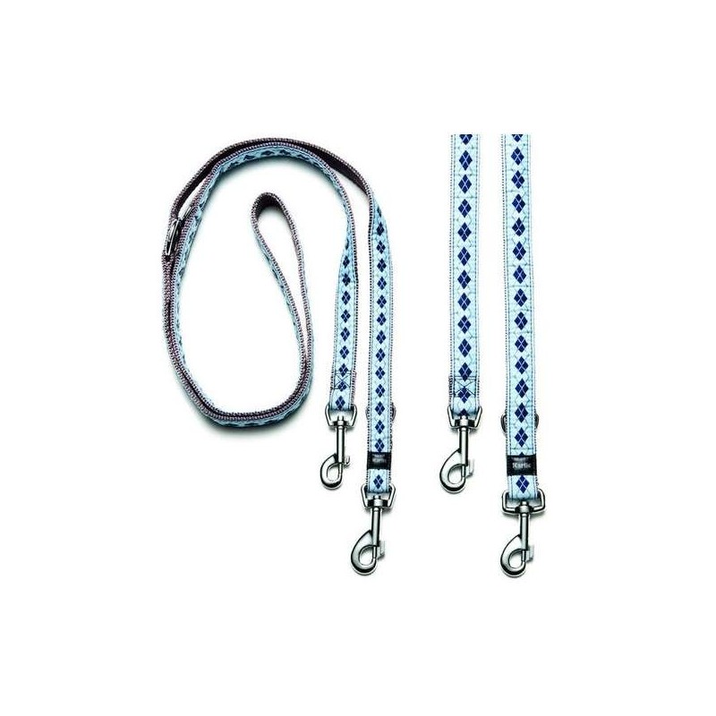 Karlie Art Joy Plus Führleine RHOMBUS - Blau - 200cm x 15mm