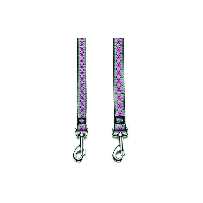 Karlie Art Joy Plus Leine RHOMBUS - Pink - 100cm x 20mm