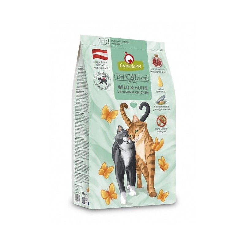 GranataPet DeliCatessen Wild & Huhn Adult - 1,8 kg